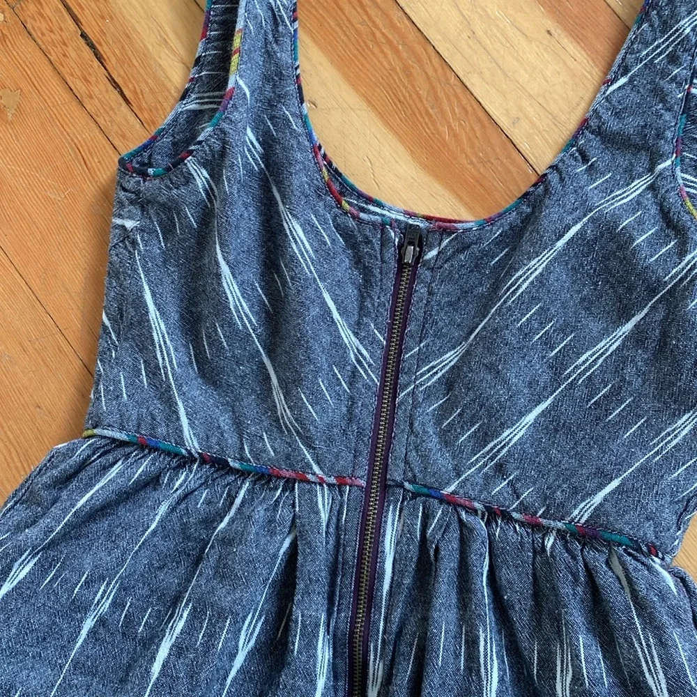 New Romantics Free People Weathervane‎ Ikat Embroidered Dress 2